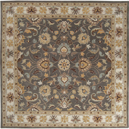 Cherryfield Hand Tufted Taupe Wool Rug Rugs TriadCommerceInc 8' Square