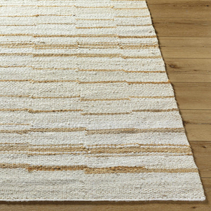Tivon Broken-Striped Jute Rug Rugs TriadCommerceInc