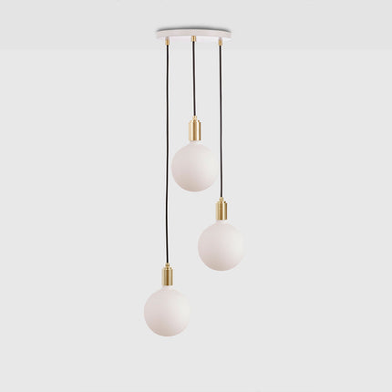 Triple Pendant Light in Brass + Sphere IV Home Decor > Lighting > Ceiling Lights > Pendant Lights TriadCommerceInc