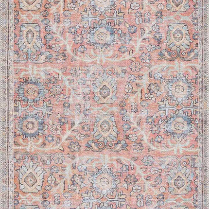 Urpi Rose & Blue Washable Area Rug - Clearance Rugs TriadCommerceInc 2'7" x 7'3" Runner