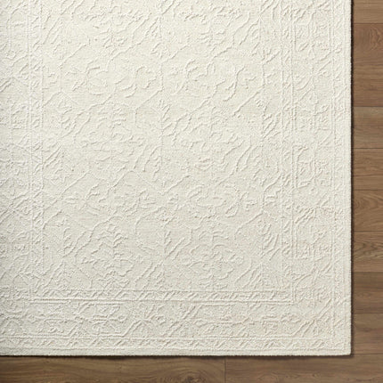 Yadid Cream Wool Area Rug Rugs TriadCommerceInc