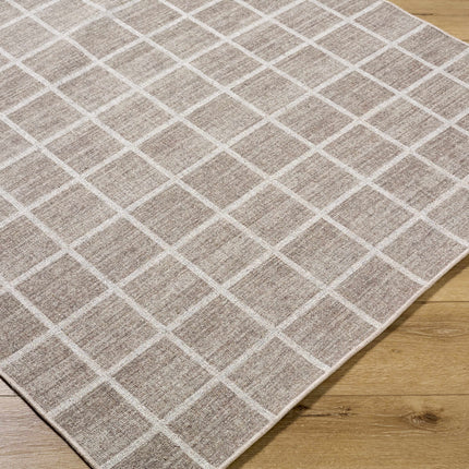 Anicet Checkered Washable Wool Area Rug Rugs TriadCommerceInc