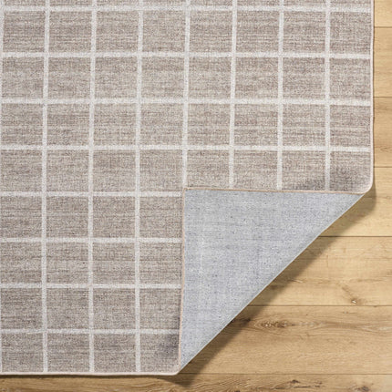 Anicet Checkered Washable Wool Area Rug Rugs TriadCommerceInc