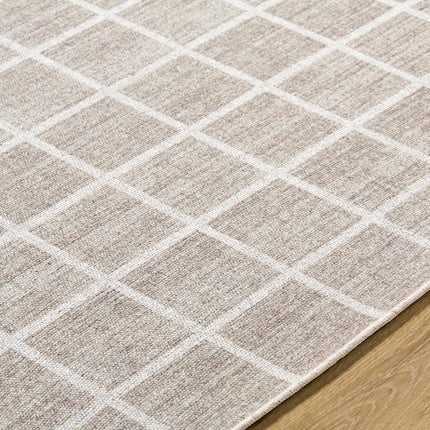 Anicet Checkered Washable Wool Area Rug Rugs TriadCommerceInc