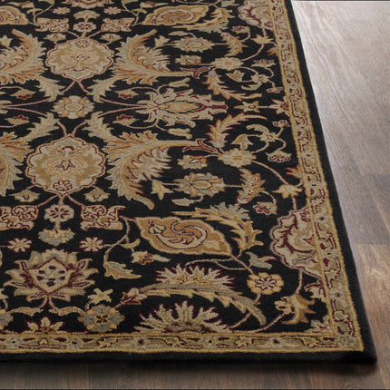 Blomkest Black&Yellow Traditional Wool Carpet - Promo Rugs TriadCommerceInc