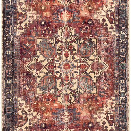 Bondville Vintage Flat Pile Washable Rug Rugs TriadCommerceInc 2'7" x 7'10" Runner