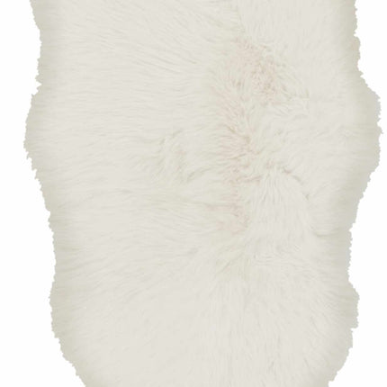 Premium White Soft Sheepskin Rug Rugs TriadCommerceInc 2' x 3' Rectangle