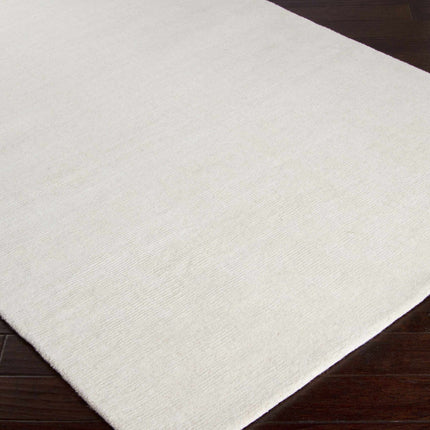 Brockton Solid Wool Light Beige Area Rug Rugs TriadCommerceInc
