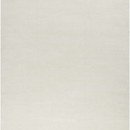Brockton Solid Wool Light Beige Area Rug Rugs TriadCommerceInc 8' x 11' Rectangle