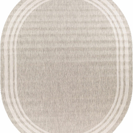Burradoo Bordered Beige Rug Rugs TriadCommerceInc