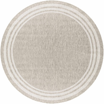 Burradoo Bordered Beige Rug Rugs TriadCommerceInc 7'10" Round