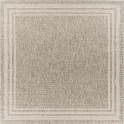 Burradoo Bordered Beige Rug Rugs TriadCommerceInc 7'10" Square