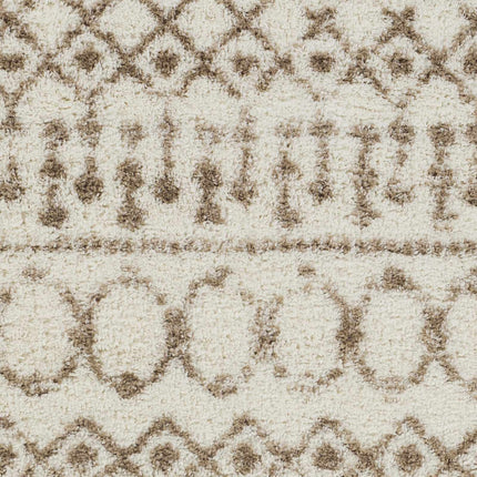 Monarch Cream&Tan Trellis Plush Rug Rugs TriadCommerceInc