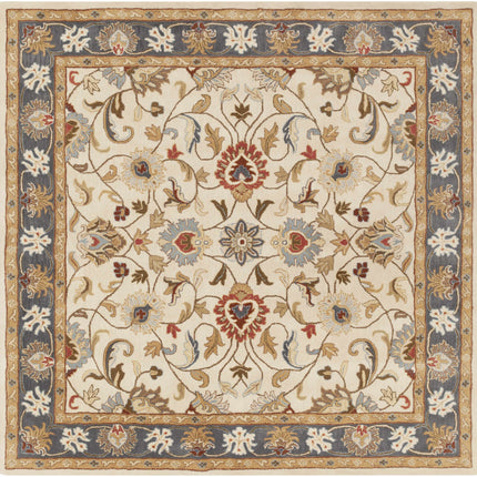 Cherryfield 1125 Yellow&Sage Wool Rug Rugs TriadCommerceInc 8' Square