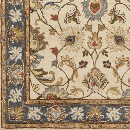 Cherryfield 1125 Yellow&Sage Wool Rug Rugs TriadCommerceInc