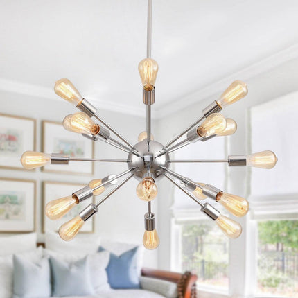 Cordell 18-Light Chrome Sputnik Sphere Chandelier Home Decor > Lighting > Ceiling Lights > Chandelier TriadCommerceInc