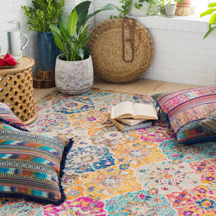 Custar Colorful Area Rug Rugs TriadCommerceInc