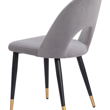 Menlo Dining Chair (Set of 2) Gray Chairs TriadCommerceInc