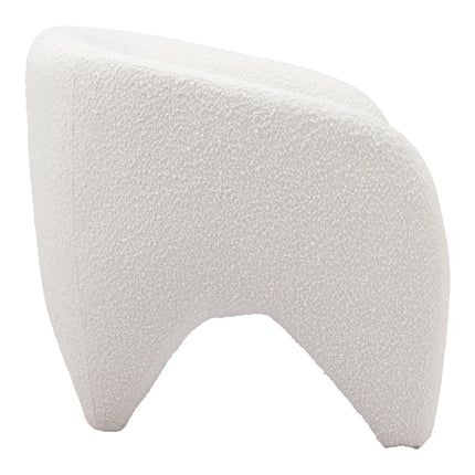 Lopta Accent Chair White Chairs TriadCommerceInc