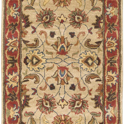 Cherryfield Hand Tufted Brown & Rust 1001 Wool Rug Rugs TriadCommerceInc 2'6" x 8' Runner