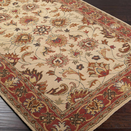 Cherryfield Hand Tufted Brown & Rust 1001 Wool Rug Rugs TriadCommerceInc