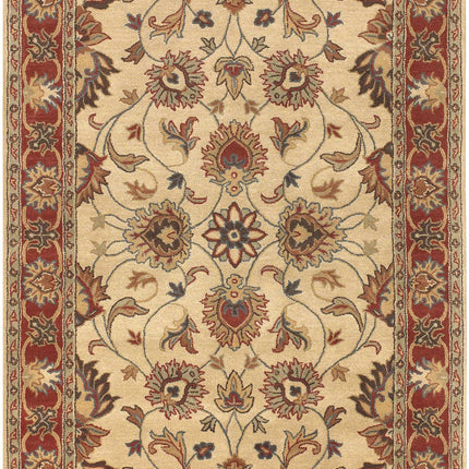 Cherryfield Hand Tufted Brown & Rust 1001 Wool Rug Rugs TriadCommerceInc 5' x 8' Rectangle