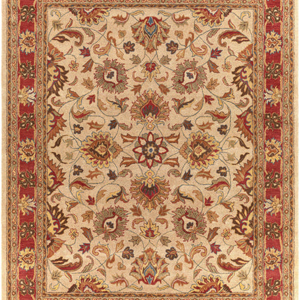 Cherryfield Hand Tufted Brown & Rust 1001 Wool Rug Rugs TriadCommerceInc 7'6" x 9'6" Rectangle