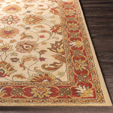 Cherryfield Hand Tufted Brown & Rust 1001 Wool Rug Rugs TriadCommerceInc