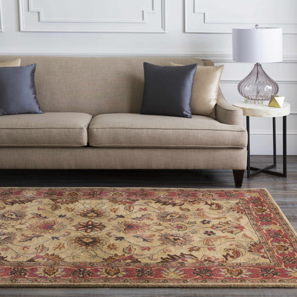 Cherryfield Hand Tufted Brown & Rust 1001 Wool Rug Rugs TriadCommerceInc