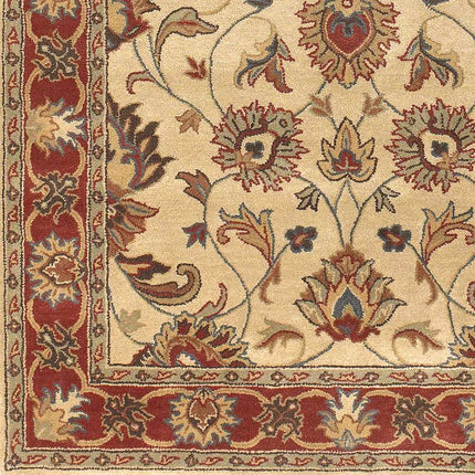 Cherryfield Hand Tufted Brown & Rust 1001 Wool Rug Rugs TriadCommerceInc