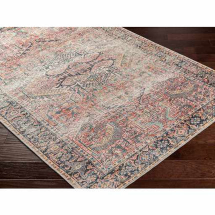 Pink Dunshaughlin Distressed Washable Area Rug - Clearance Rugs TriadCommerceInc
