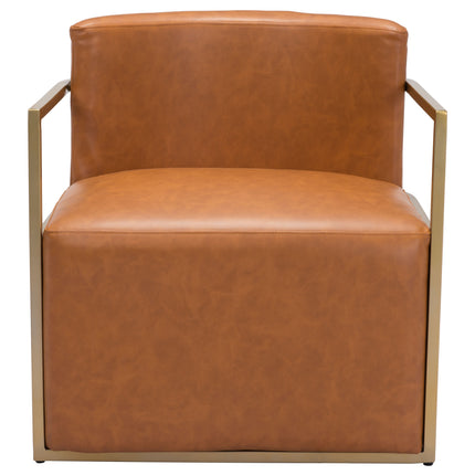 Xander Accent Chair Brown Chairs TriadCommerceInc