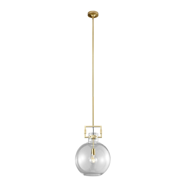 Atlas Crystal & Gold LED 1 Light Pendant Home Decor > Lighting > Ceiling Lights > Pendant Lights TriadCommerceInc