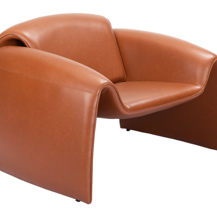 Horten Accent Chair Brown Chairs TriadCommerceInc