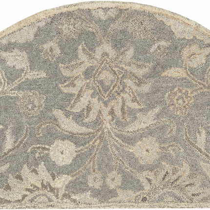 Conesus 1195 Hand Tufted Ivory & Taupe Wool Rug Rugs TriadCommerceInc * 2' x 4' Hearth