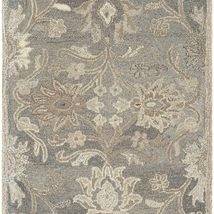 Conesus 1195 Hand Tufted Ivory & Taupe Wool Rug Rugs TriadCommerceInc 2'6" x 8' Runner