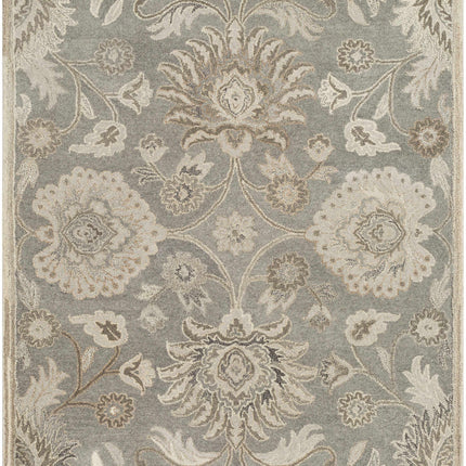 Conesus 1195 Hand Tufted Ivory & Taupe Wool Rug Rugs TriadCommerceInc * 5' x 8' Rectangle