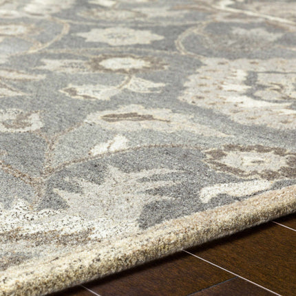 Conesus 1195 Hand Tufted Ivory & Taupe Wool Rug Rugs TriadCommerceInc