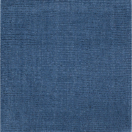 Brockton Solid Wool Blue Area Rug Rugs TriadCommerceInc