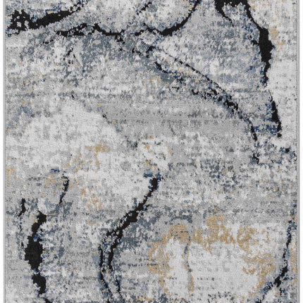 Fremantle Gray Marble Rug Rugs TriadCommerceInc 2'7" x 10' Runner
