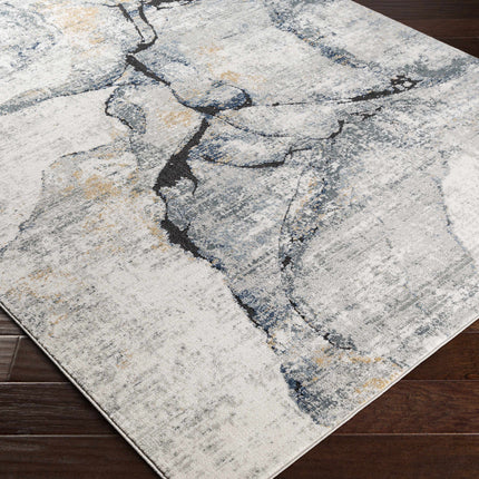 Fremantle Gray Marble Rug Rugs TriadCommerceInc