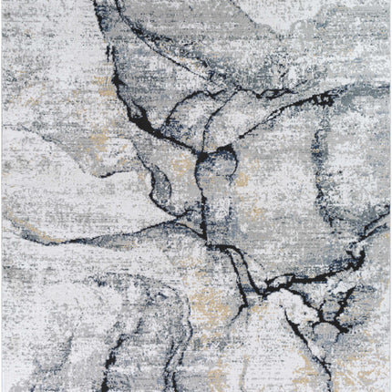 Fremantle Gray Marble Rug Rugs TriadCommerceInc 7'10" x 10' Rectangle