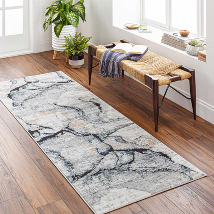 Fremantle Gray Marble Rug Rugs TriadCommerceInc