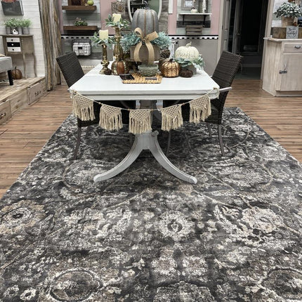 Georgiana Charcoal Area Rug Rugs TriadCommerceInc