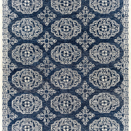 Glenoma Blue Regency Wool Rug Rugs TriadCommerceInc 8' x 10' Rectangle