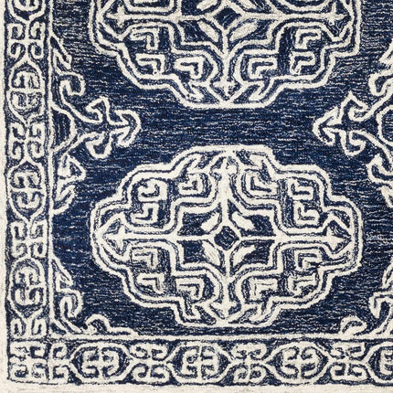 Glenoma Blue Regency Wool Rug Rugs TriadCommerceInc