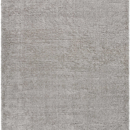 Siari Solid Medium Gray Shag Rug Rugs TriadCommerceInc