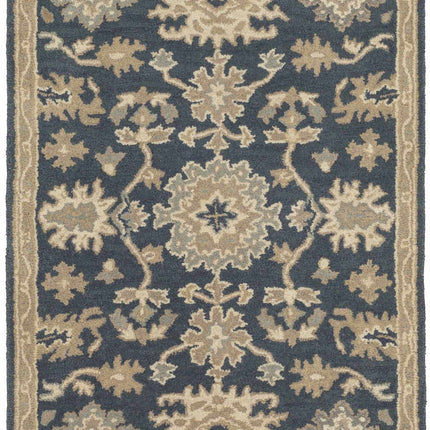 Caesar 1154 Navy Wool Rug Rugs TriadCommerceInc 2'6" x 8' Runner