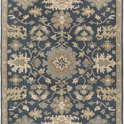 Caesar 1154 Navy Wool Rug Rugs TriadCommerceInc 5' x 8' Rectangle