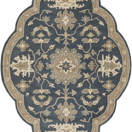 Caesar 1154 Navy Wool Rug Rugs TriadCommerceInc